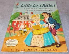 Tip Top Elf Book Little Lost Kitten Rand McNally 1956 Mildred Comfort - £4.79 GBP