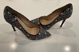 Zara Basic Point Toe Pumps Heels Sequins Size 40 Dressy Shoe - £19.45 GBP