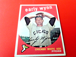 1959  TOPPS  # 260    EARLY  WYNN    WHITE SOX    NM/  MINT  OR  BETTER ... - £67.93 GBP