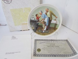 KNOWLES COLLECTOR PLATE THE COOKIE TASTING 3RD GRANDPARENTS SERIES 6777 ... - $74.11 MXN