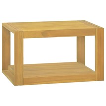 Bathroom Cabinet Natural Teak Solid Teak Wood 23.6x17.7x13.8 in - $142.49