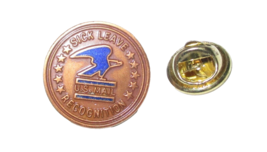 USPS U.S. Mail - Sick Leave Recognition - Bronze Color Metal Lapel Pin - £6.75 GBP
