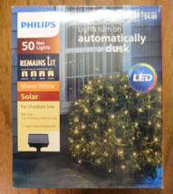 NEW Philips Solar 50 string Net Lights Multi Warm White - £10.47 GBP
