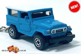 RARE!! KEY CHAIN BLUE TOYOTA LAND CRUISER FJ40 JAPAN NEW CUSTOM LIMITED ... - $68.98