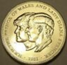 Great Britain 25 Pence, 1981 Gem Unc~Wedding Of Charles And Diana~Free Ship - £6.23 GBP