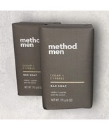 2 x Method Men Bar Soap CEDAR + CYPRESS 6 oz EA Vegan Plant Based - $37.97 CAD