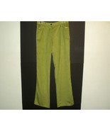 Cynthia Steffe Jeans Pants Size 6 Cotton Suede Olive Green Boot Cut Mde ... - £18.67 GBP