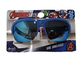 Marvel Avengers Kids Sunglasses Blue Sports Wrap - £6.03 GBP