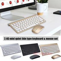 Mini Wireless Keyboard and Mouse Set Waterproof 2.4G for Mac Apple PC Computer - £14.23 GBP+