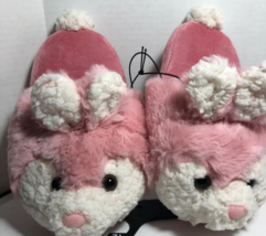 Pink Bunny Slippers Girls  Size 13-1 Skid Resistant Wonder Nation New - £7.95 GBP