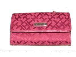 Tommy Hilfiger checkbook wallet clutch Berry (red to burgandy) womens NWOT - £30.85 GBP
