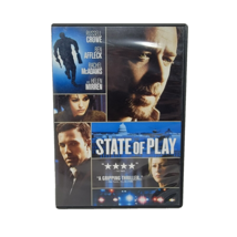 State of Play DVD Russell Crowe Rachel McAdams Ben Affleck Tested - £5.37 GBP