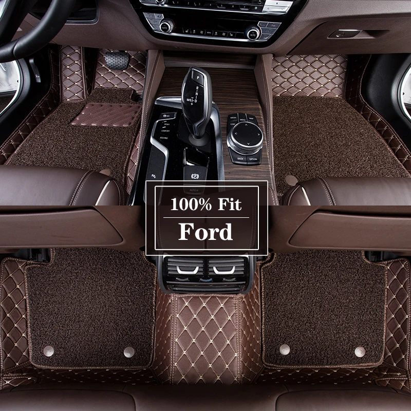 Custom car floor mats for ford focus mk1 mk3 mk4 mondeo mk4 s max auto carpet thumb200