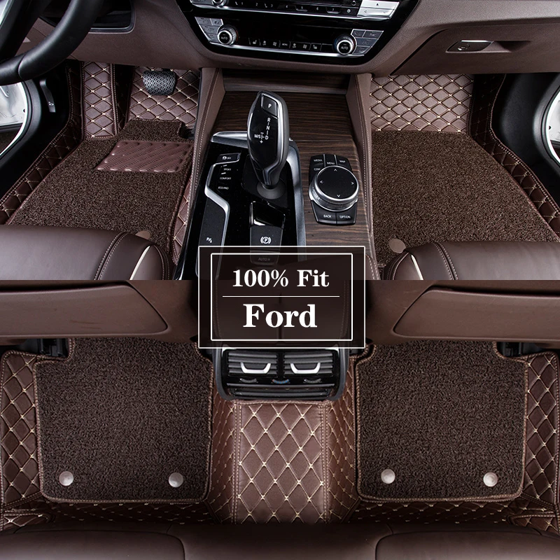 Custom Car Floor Mats For Ford Focus MK1 MK3 MK4 Mondeo MK4 S MAX Auto Carpet - $95.06+