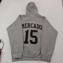 NEFF Carroll Football Bulldog Hoodie Men's Size Medium Gray Pullover Sweatshirt image 2