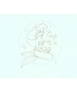 Jon Pinto Original Art SIGNED Walt Disney World Park Little Mermaid Wris... - $1,873.73 MXN