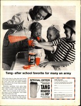 1960 Tang Ad After School Favorite for many an Army Tang Decanter only 3... - £16.96 GBP