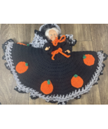 Handmade Crocheted Halloween Witch - £23.66 GBP