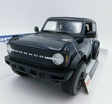 2021 Ford Bronco Wildtrak Blue Die Cast 1/18 Maisto Special Edition 31456 - £24.67 GBP