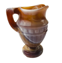 Imperial Slag Glass Picher Vintage Brown Carmel 3&quot; Tall 104 Mini - £15.61 GBP