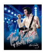Pretty soft fleece throw 50” x 60” Elvis Presley E8921 blue blanket - $753.30 MXN