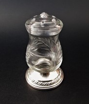 Antique Sterling Silver Pepper Shaker &quot;Hurricane&quot; Made By Quaker Silver Co. - £7.80 GBP