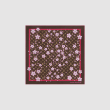 (W) Louis Vuitton x Murakami Takashi Monogram Cherry Blossom Square 70 Tan - $649.98