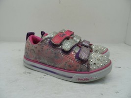 SKECHERS Girl&#39;s S Lights Sparkle Rayz Casual Shoe 314845L Lavender/Multi... - £15.94 GBP