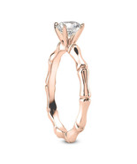 1.01ct Round Shape VS2 D Wedding Solitaire Diamond Engagement Ring 14K R... - £2,355.41 GBP