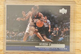 ALLEN IVERSON 1999-00 Upper Deck #89 Philadelphia 76ers Basketball Trading Card - £3.31 GBP