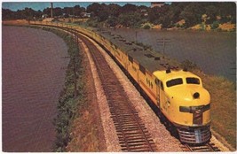 Postcard Train City Of Los Angeles Chicago &amp; Northwestern Railway Sterling IL - £3.15 GBP