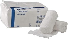 Dermacea Fluff Bandage Roll Gauze 3-Ply 4 Inch X 4 Yard Roll Shape NonSterile, 4 - £18.47 GBP