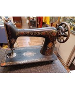 Vintage Singer Sewing Machine Head Model 66 Red Eye Parts Repair - $67.82 CAD