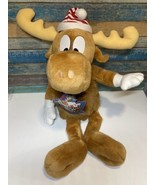 Bullwinkle Moose Stuffed Animal 1996 Plush Macy&#39;s Character Cartoon Toy - £15.72 GBP