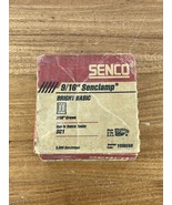 SENCO Y09BFAN 9/16" Senclamp 25 GA. Joint Fasteners Box NOT FULL BOX - $37.99