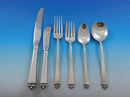 Satin Beauty by Oneida Sterling Silver Flatware Set for 8 Service 55 pieces - £2,054.56 GBP