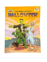 Vintage 1996 Landoll&#39;s Halloween Coloring &amp; Activity Book Unused With Cut-Out - £15.61 GBP