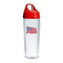 Tervis American Flag 24 oz. Water Bottle W/ Lid USA Patriotic America July 4 NEW - £13.69 GBP