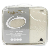 Onkaparinga Baby Australian Wool Soft Warm Nursery Blanket For Bassinet Cream1pc - £121.41 GBP