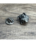 Vintage Bulldog Head Pin Dog Mascot Silver Tone Lapel Pin Estate Jewelry... - €7,59 EUR