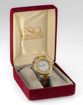 Movado Equire Deux Nuances 81.09.861 Homme Cadran Blanc Quartz Watch W /... - $6,894.03 MXN
