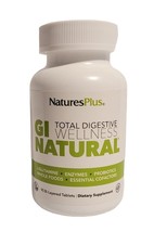 NaturesPlus GI Natural Total Digestive Wellness 90 Veg Tablets Best By 3... - $28.70
