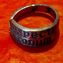 Vintage Harry Potter silver and black ring size 7 - £18.94 GBP