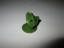 1986 Power Barons Board Game Piece: Green Player Communications Pawn - $1.00