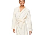TAHARI Womens Corduroy Plush Robe - Corded Medium Ivory - $26.72