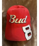 Bud Budweiser #8 Dale Earnhardt Jr NASCAR Adjustable Cap Hat Winners Circle - $18.69