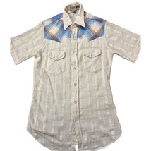 Vtg 70s 80s Chess King 100% Cotton Gauze SS Shirt Casual  Button Up Mens... - $57.42