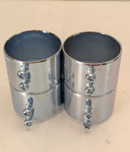 Pack of 2 Hubbell RACO 2&quot; Set-Screw Steel Coupling Conduit Type EMT Mode... - $10.40
