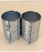 Pack of 2 Hubbell RACO 2&quot; Set-Screw Steel Coupling Conduit Type EMT Mode... - $189.08 MXN