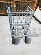 BUSINESS WORK GROCERY CART USED FOR MOVING ITEMS OR GREAT FOR TRANSPORTING - $60.75
